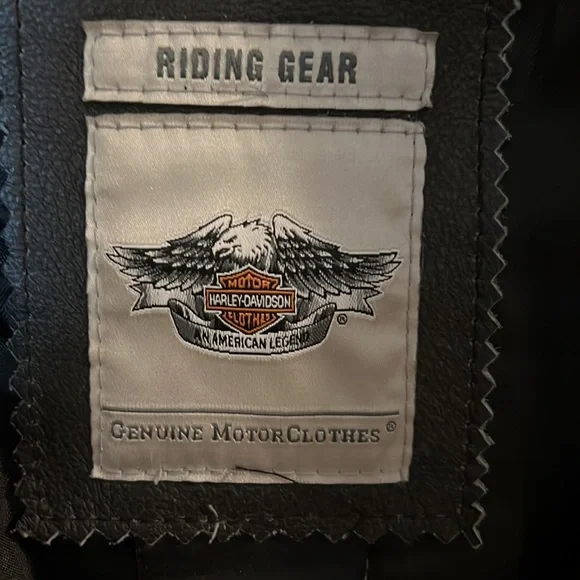 🏍💥Women’s Genuine Harley-Davidson Bezel Collar Black Leather Jacket🏍💥🏍 - Picture 3 of 17
